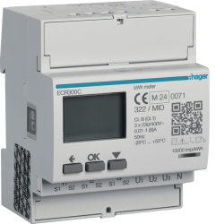 ΜΕΤΡ. ΕΝΕΡΓ. 3Φ Μ/Σ 1-5A 4ΣΤ. MODBUS MID