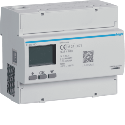 ΜΕΤΡΗΤΗΣ ΕΝΕΡΓΕΙΑΣ 3Φ 125A MID MODBUS