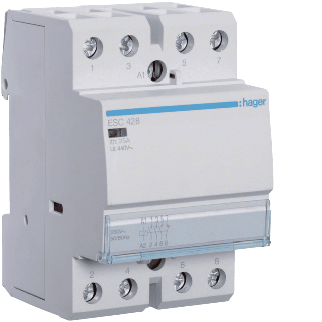 ΗΛΕΚΤΡΟΝΟΜΟΣ 230V 25A 3NO+1NC