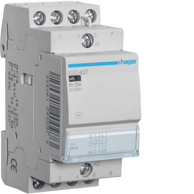 ΗΛΕΚΤΡΟΝΟΜΟΣ 24V AC 25A 2NO+2NC