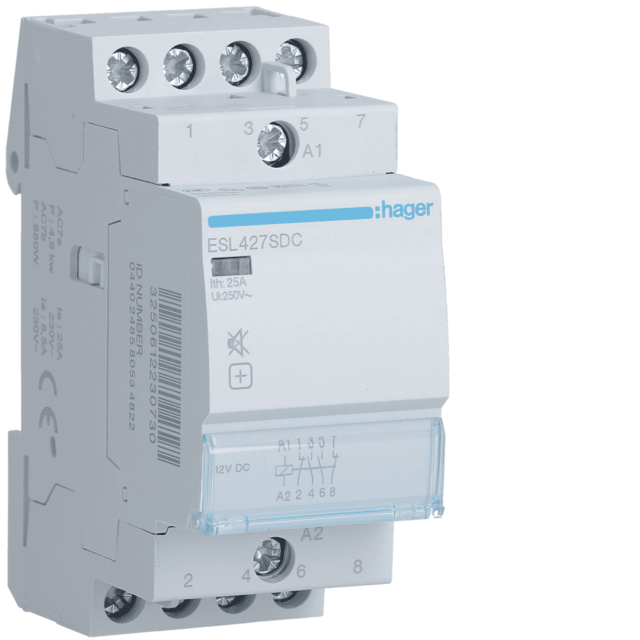 ΗΛΕΚΤΡΟΝΟΜΟΣ 12V DC 25A 2NO+2NC ΑΘΟΡΥΒΟΣ