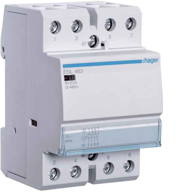 ΗΛΕΚΤΡΟΝΟΜΟΣ 12V AC 63A 4NO