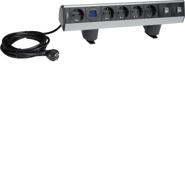 ΠΟΛΥΠΡΙΖΟ 4+1 ΣΟΥΚΟ + 2 RJ45 + ΔΙΑΚΟΠΤΗ