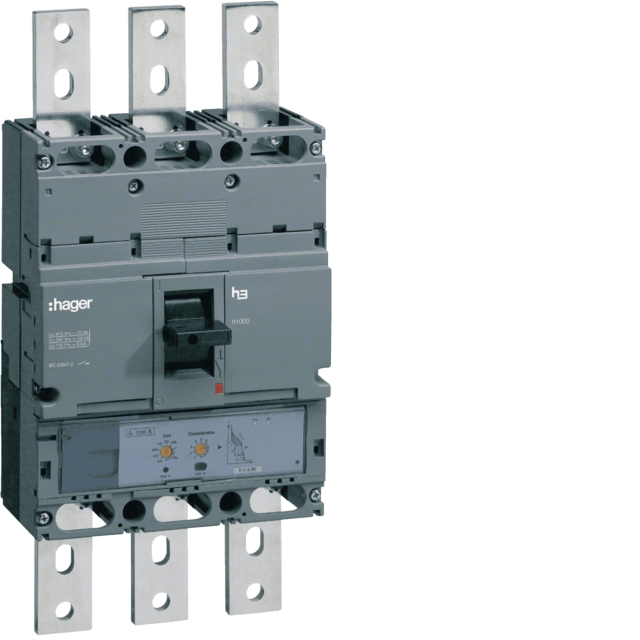 ΔΙΑΚ. ΙΣΧΥΟΣ h1000 50KA LSI 3P 320-800A