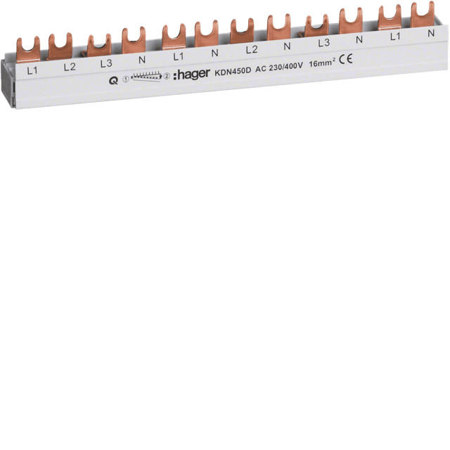 ΜΠΑΡΑ ΓΕΦ ΔΙΧΑΛ 1P+N ΜΕ 1P+N 63Α 12M