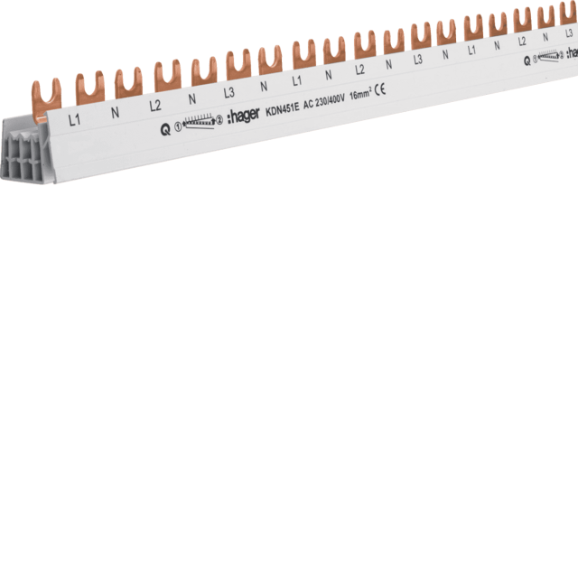 ΜΠΑΡΑ ΓΕΦ ΔΙΧΑΛ 3x(1P+N) ΜΕ 1P+N 63Α 54M