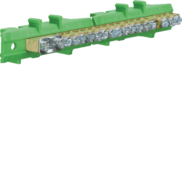 ΟΡ. ΜΠΑΡ. ΜΕ ΒΑΣΗ 1x25 + 8x16 + 8x10mm²