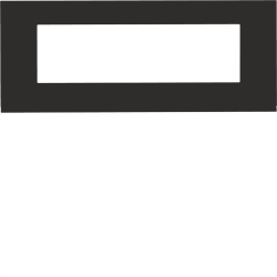 Plate gallery plastic 3M black (IS)