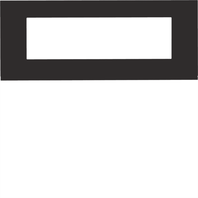 Plate gallery plastic 3M black (IS)
