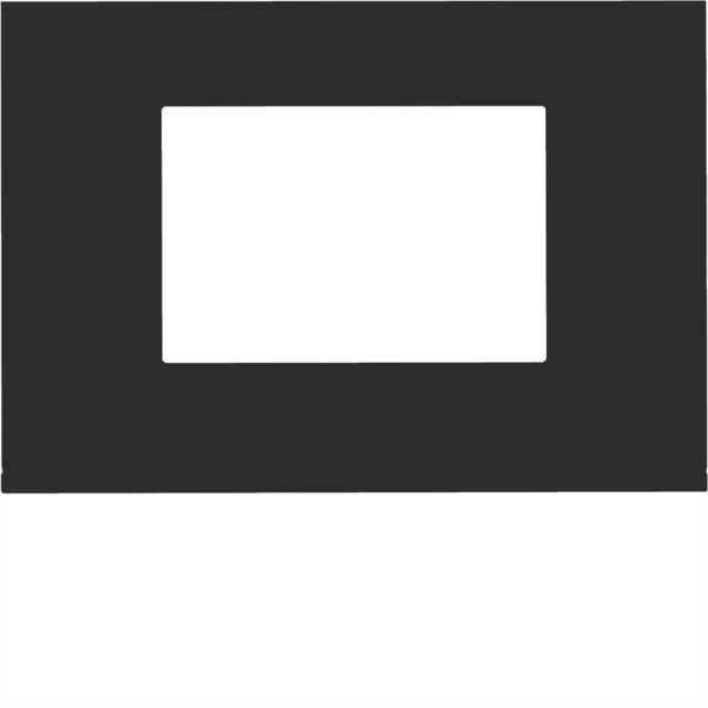 Plate gallery plastic 7M black (IS)