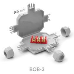 Κουτί Διακλάδωσης Με Gel IP68 BOB3 Raytech 