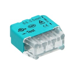 ΚΛΕΜΑ ΜΕ ΑΥΤΟΜΑΤΟ ΚΟΥΜΠΩΜΑ 3 ΘΕΣΕΩΝ 0,75-2,5mm2 (100 ΤΕΜΑΧΙΑ) ORNO 28025