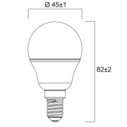 ToLEDo Ball V7 806LM 840 E14 SL TOLEDO BALL SYLVANIA 0029632