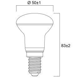 SYLVANIA RefLED R50 V4 470LM 865 E14 SL RefLED R50  0029207  SYLVANIA RefLED R50 V4 470LM 865 E14 SL RefLED R50  0029207