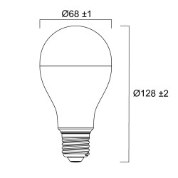 Λάμπα LED E27 GLS 16W 1920lm 6500K  0030043 Sylvania Λάμπα LED E27 GLS 16W 1920lm 6500K  0030043 Sylvania