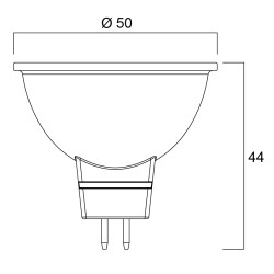 Λάμπα Refled Sup Rt V2 MR16 345Lm 36Deg Sl 830 Θερμό Λευκό
