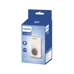 Πρίζα Μονή με Προστασία Υπέρτασης CHP7010W/GRS Philips Πρίζα Μονή με Προστασία Υπέρτασης CHP7010W/GRS Philips