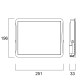 SYLVANIA ΠΡΟΒΟΛΕΑΣ Start Flood IP65 10000LM 840 Black Start Flood without PIR 0050167 