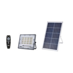 ΠΡΟΒΟΛΕΑΣ SOLAR 60W 3xCCT ΜΕ ΧΕΙΡΙΣΤΗΡΙΟ PANEL 6V/9W RED LED 29232