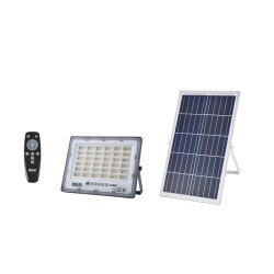 ΠΡΟΒΟΛΕΑΣ SOLAR 240W 3xCCT ΜΕ ΧΕΙΡΙΣΤΗΡΙΟ PANEL 6V/27W RED LED 29234