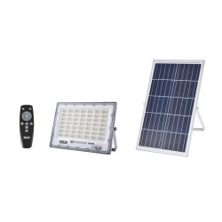 ΠΡΟΒΟΛΕΑΣ SOLAR 360W 3xCCT ΜΕ ΧΕΙΡΙΣΤΗΡΙΟ PANEL 6V/30W RED LED 29235