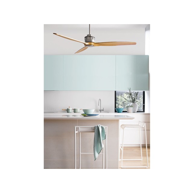 Ανεμιστήρας Οροφής Lucci Air Airfusion Akmani Brushed Chrome/Teak DC 80210506 Ανεμιστήρας Οροφής Lucci Air Airfusion Akmani Brushed Chrome/Teak DC 80210506