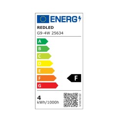 LED G9 4.5W 4000K CERAMIC+PC
