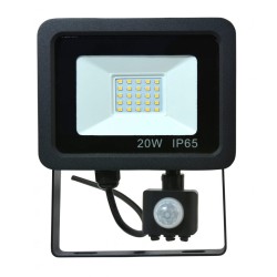 ΠΡΟΒΟΛΕΑΣ LED SMD 20W + SENSOR WARM AC 220-240v
