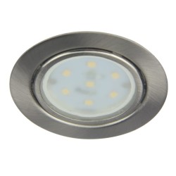 ΣΠΟΤ ΕΠΙΠΛΟΥ LED ΝΙΚΕΛ ΜΑΤ 220V 3.5W 6500K ΣΠΟΤ ΕΠΙΠΛΟΥ LED ΝΙΚΕΛ ΜΑΤ 220V 3.5W 6500K