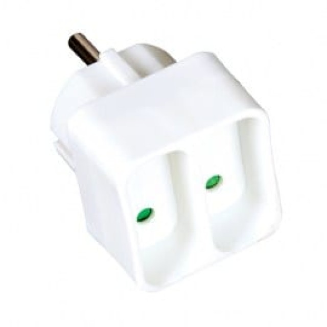 ADAPTOR ΑΣΦΑΛΕΙΑΣ R.D.P. ΑΠΟ ΣΟΥΚΟ ΣΕ ΔΥΟ ΔΙΠΟΛΙΚΑ (Κατασκευή Κίνα)