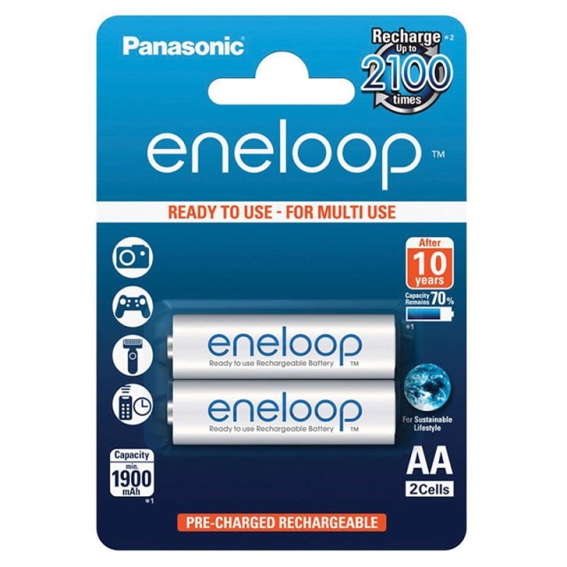 ΜΠΑΤΑΡΙΑ ΕΠΑΝ/ΝΗ PANASONIC ENELOOP AA 1900mAh BL 2 TMX