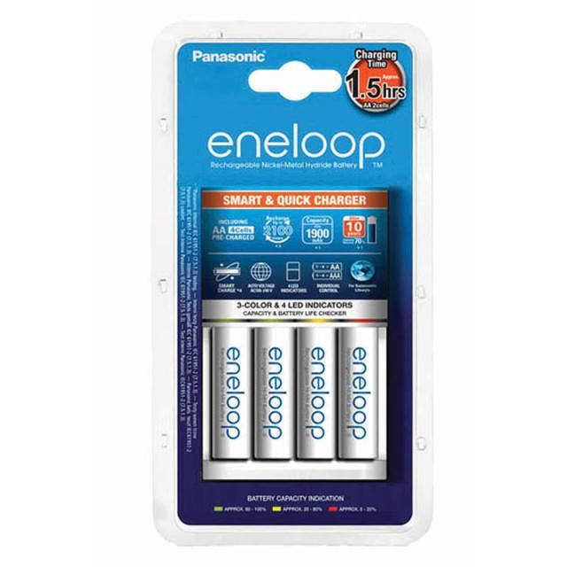 ΤΑΧΥΦΟΡΤΙΣΤΗΣ 1,5 ΩΡΑ AA 1,2,3,4 / AAA 1,2,3,4 + 4 Χ AA 1900mAh