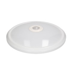 6076 ΦΩΤΙΣΤΙΚΟ LED ΣΤΡΟΓΓΥΛΟ ΛΕΥΚΟ Φ290/67 ΜΕ ΑΝΙΧΝΕΥΤΗ ΚΙΝΗΣΗΣ 16W 4000K ORNO