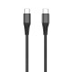 ΚΑΛΩΔΙΟ USB TYPE-C ΣΕ TYPE-C (18W) 1m ΜΑΥΡΟ