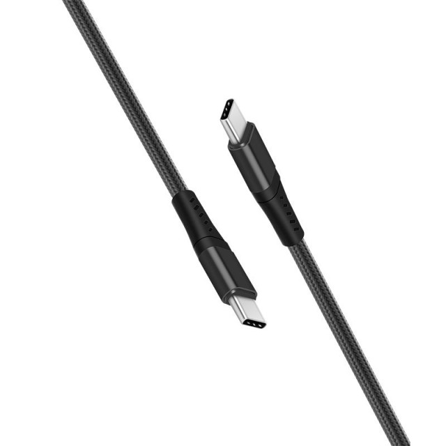 ΚΑΛΩΔΙΟ USB TYPE-C ΣΕ TYPE-C (18W) 1m ΜΑΥΡΟ