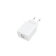 ΦΟΡΤΙΣΤΗΣ ΤΑΞΙΔΙΟΥ 2 X USB-A  2.1A ΛΕΥΚΟΣ
