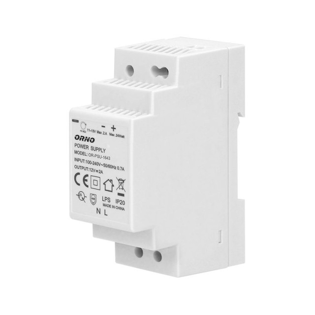1643 ΤΡΟΦΟΔΟΤΙΚΟ ΡΑΓΑΣ 12VDC/2A ORNO