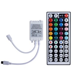 ΚΟΝΤΡΟΛΕΡ RGB 44ΠΛΗΚΤΡΑ 12VDC72W/24VDC144W 6A