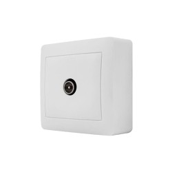 ΠΡΙΖΑ TV ΔΙΕΛΕΥΣΗΣ ΕΞΩΤΕΡΙΚΗ IP20 KARIN ΛΕΥΚΗ STINEL