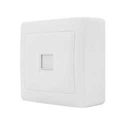 ΠΡΙΖΑ ΤΗΛΕΦΩΝΟΥ RJ11 ΕΞΩΤΕΡΙΚΗ IP20 KARIN ΛΕΥΚΗ STINEL