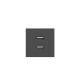 9010 MODULE 2xUSB-A 2.1A ΓΙΑ ΠΑΝΕΛ NOEN 45/45 ΛΕΥΚΟ ORNO