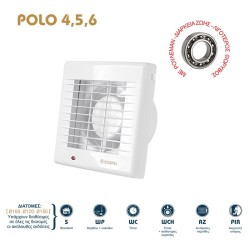 007-0055 POLO 4 ΕΞΑΕΡΙΣΤΗΡΑΣ ΛΟΥΤΡΟΥ ΜΕ ΡΟΥΛΕΜΑΝ & ΑΥΤΟΜΑΤΕΣ ΠΕΡΣΙΔΕΣ Φ100 15W ΛΕΥΚΟΣ DOSPEL 007-0055 POLO 4 ΕΞΑΕΡΙΣΤΗΡΑΣ ΛΟΥΤΡΟΥ ΜΕ ΡΟΥΛΕΜΑΝ & ΑΥΤΟΜΑΤΕΣ ΠΕΡΣΙΔΕΣ Φ100 15W ΛΕΥΚΟΣ DOSPEL