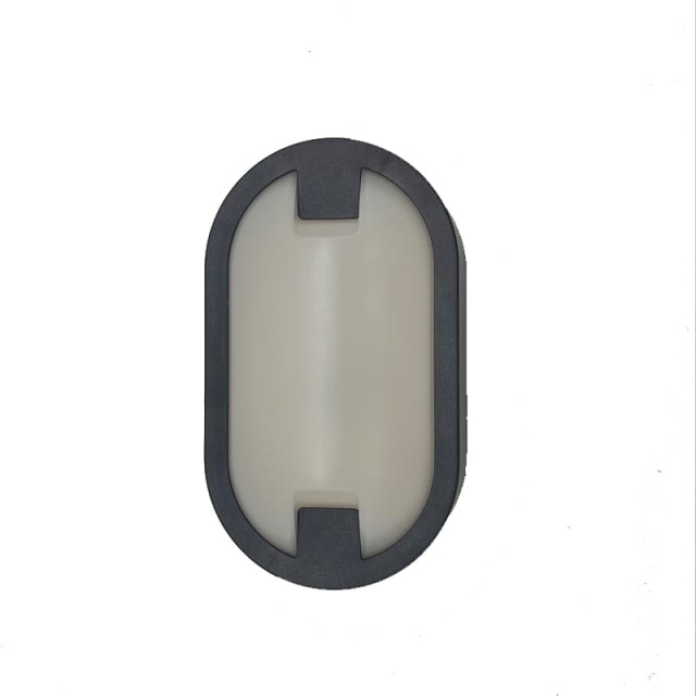 "SIA" ΑΠΛΙΚΑ LED 15W ΟΒΑΛ ΜΕ ΕΣΟΧΗ ΓΚΡΙ 3 CCT IP65