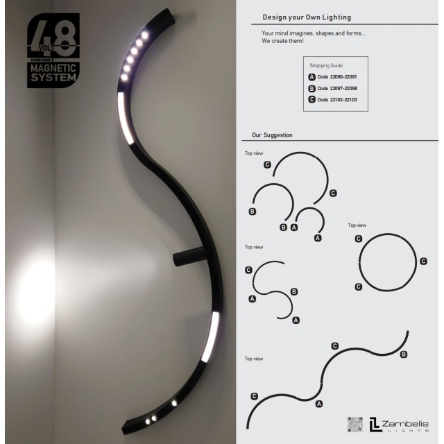MANGETIC SPOT  8W 3000K BLACK DIMMABLE