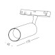 MANGETIC SPOT  8W 3000K BLACK DIMMABLE