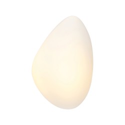 20137 LED ΦΩΤΙΣΤΙΚΟ ΤΟΙΧΟΥ 5W 3000K ΛΕΥΚΟ ΜΕΤΑΛΛΟ - ΟΠΑΛ ΓΥΑΛΙ