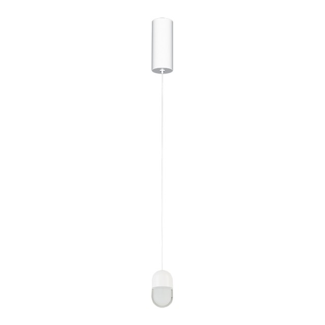 25139 LED ΚΡΕΜΑΣΤΟ ΜΟΝΟΦΩΤΟ ΦΩΤΙΣΤΙΚΟ 7W 3000K ΣΑΓΡΕ ΛΕΥΚΟ