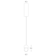 25140 LED ΚΡΕΜΑΣΤΟ ΜΟΝΟΦΩΤΟ ΦΩΤΙΣΤΙΚΟ 7W 3000K ΣΑΓΡΕ ΜΑΥΡΟ