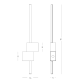 25147 LED ΦΩΤΙΣΤΙΚΟ ΤΟΙΧΟΥ 19W ΜΑΥΡΟ 25147 LED ΦΩΤΙΣΤΙΚΟ ΤΟΙΧΟΥ 19W ΜΑΥΡΟ