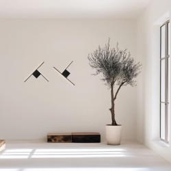 25148 LED ΦΩΤΙΣΤΙΚΟ ΤΟΙΧΟΥ 12W ΜΑΥΡΟ